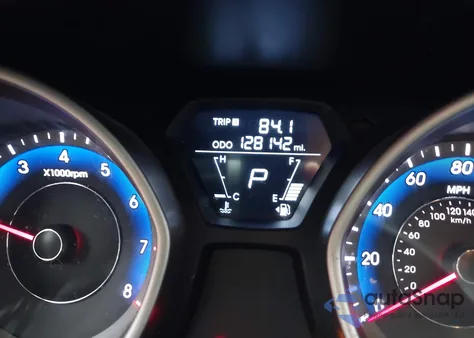 2013 Hyundai Elantra Limited from USA, damaged, VIN KMHDH4AEXDU946919